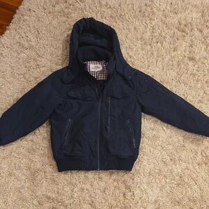Ben Sherman Dark Blue Kids Puffer Jacket Size 10/12